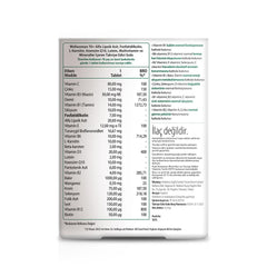 Wellwoman 70+ tablets close-up showing compact pills for easy daily use.