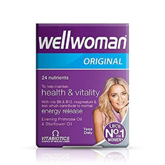 Wellwoman Original 90 tablets bottle supports daily wellness.