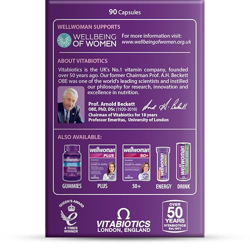 Wellwoman Original Caps hand holding bottle for everyday use