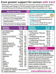 Wellwoman Plus immune support capsules in container implying immune wellness.