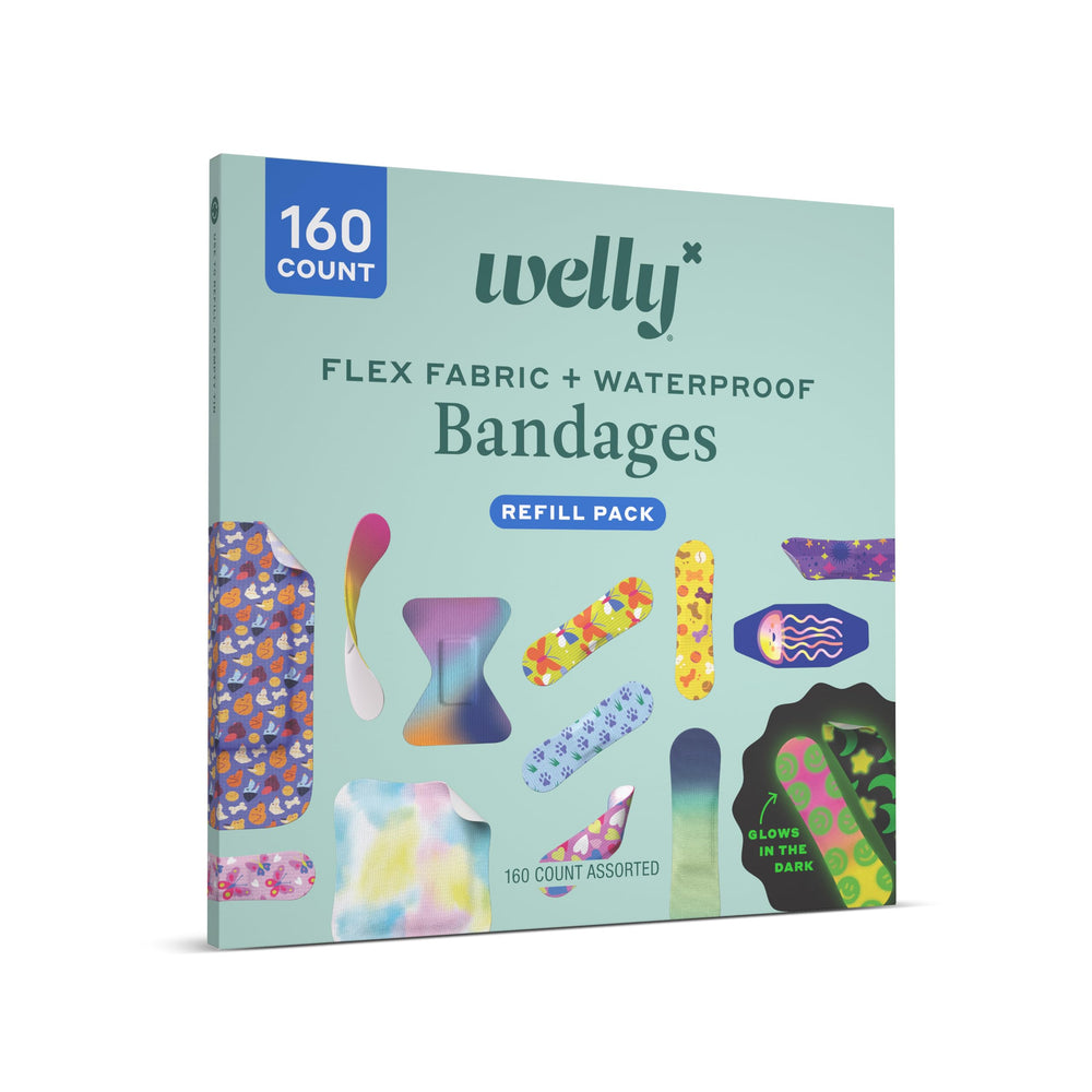 Welly sterile clear-wrapper packaging helps quick selection.