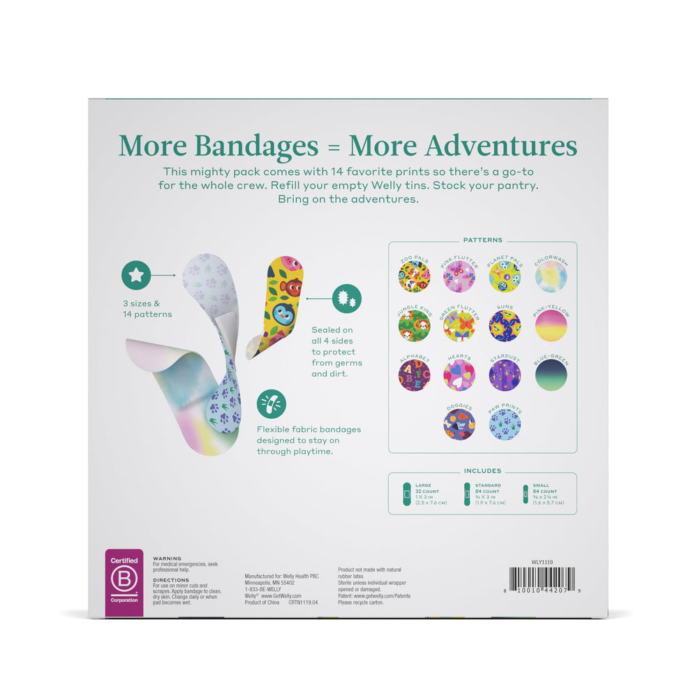 Sealed four-sided wrap keeps germs out while staying sterile for quick access