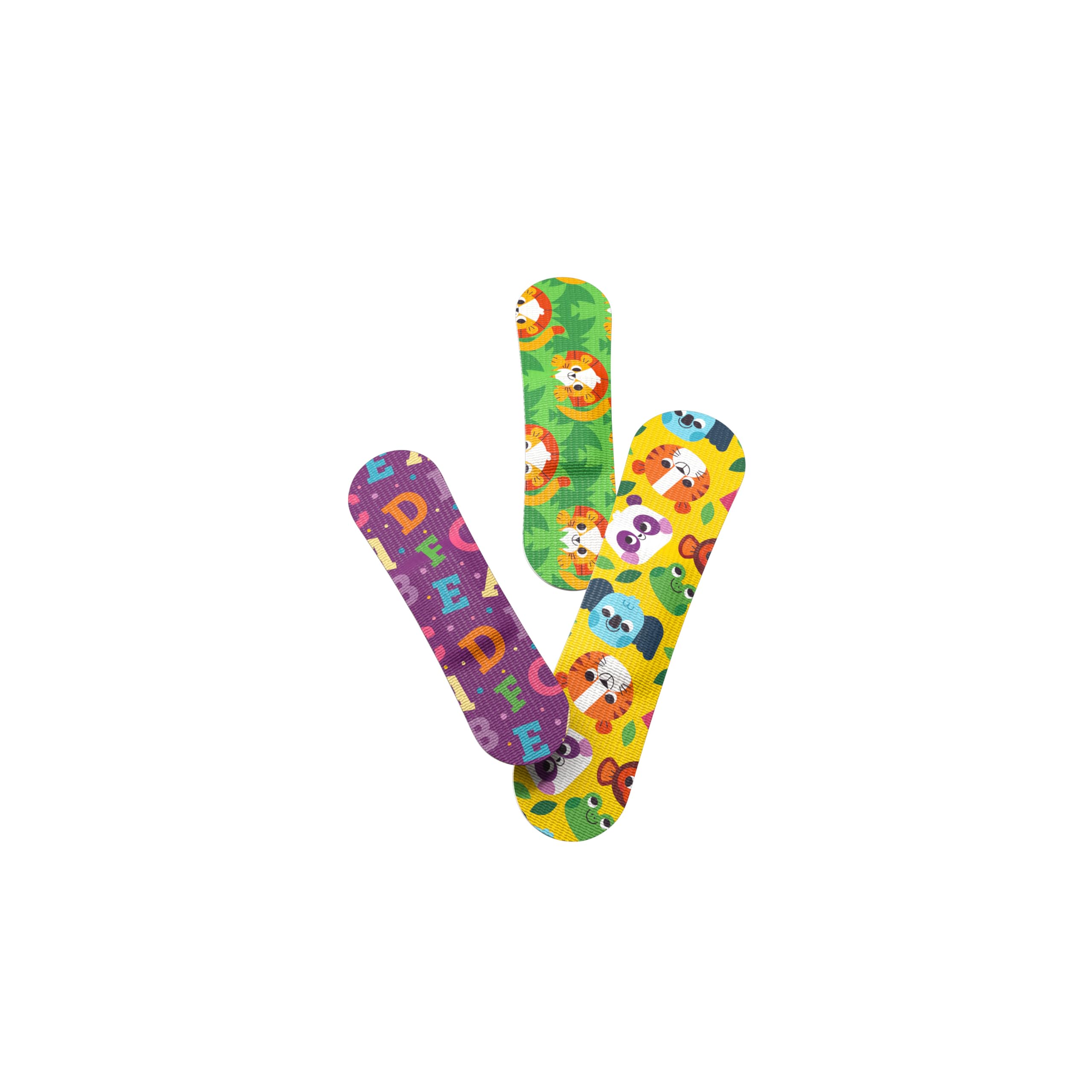 Welly curitas en envase transparente para localizar rápidamente el diseño.