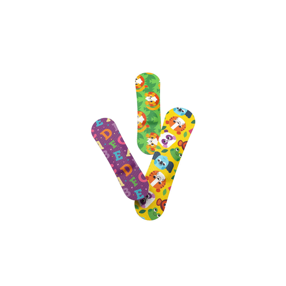 Welly curitas en envase transparente para localizar rápidamente el diseño.