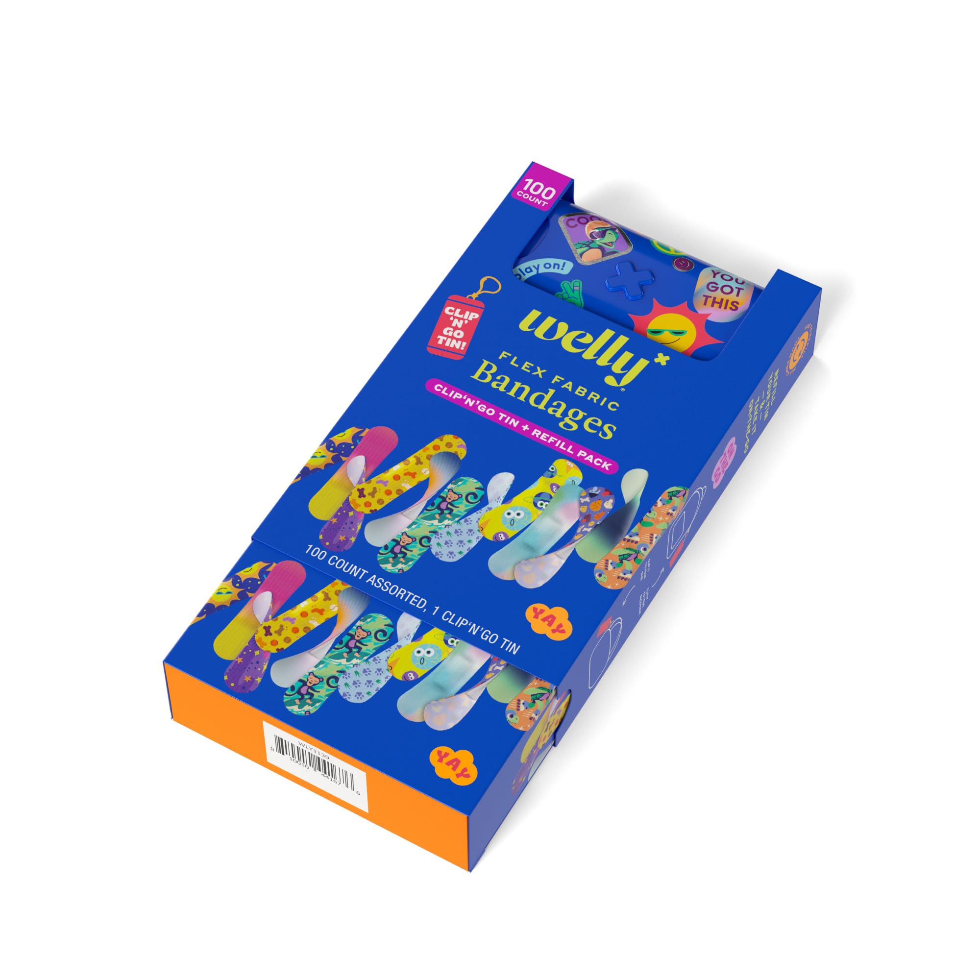 Welly two kid-friendly sizes with twelve fun patterns for lively kids.