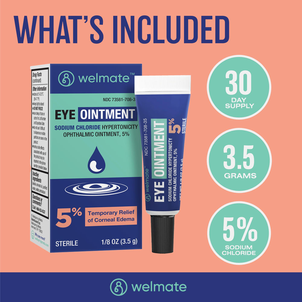 WELMATE Eye Ointment in-use scene illustrating comfort
