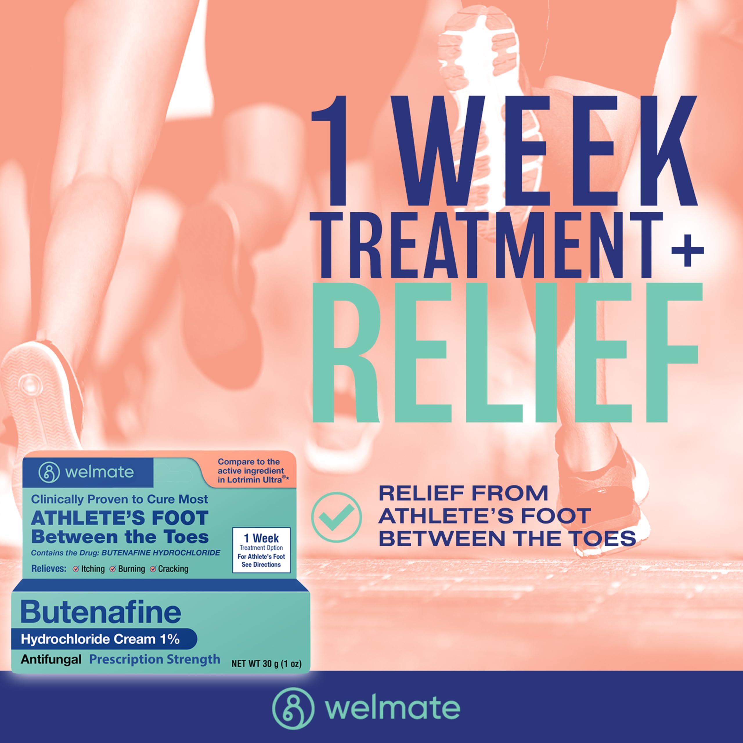 WELMATE foot care routine application demonstrates easy use.