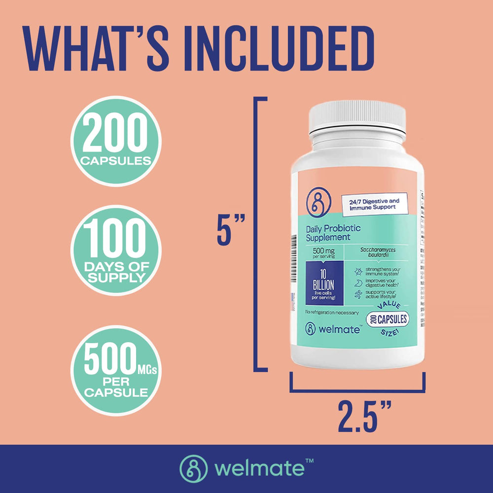 Morning routine shot with Welmate for a consistent daily probiotic moment.