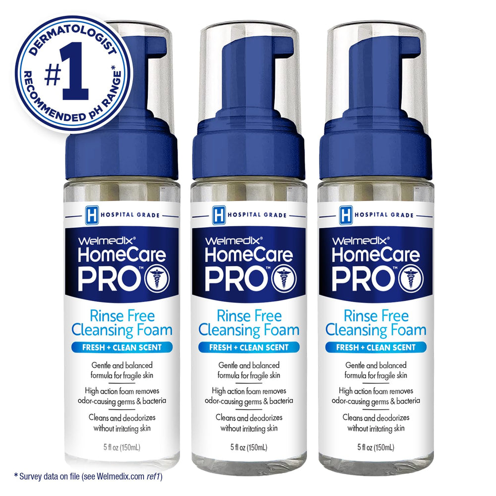 Welmedix 3in1 Body Wash Shampoo bottle shows all-in-one care.