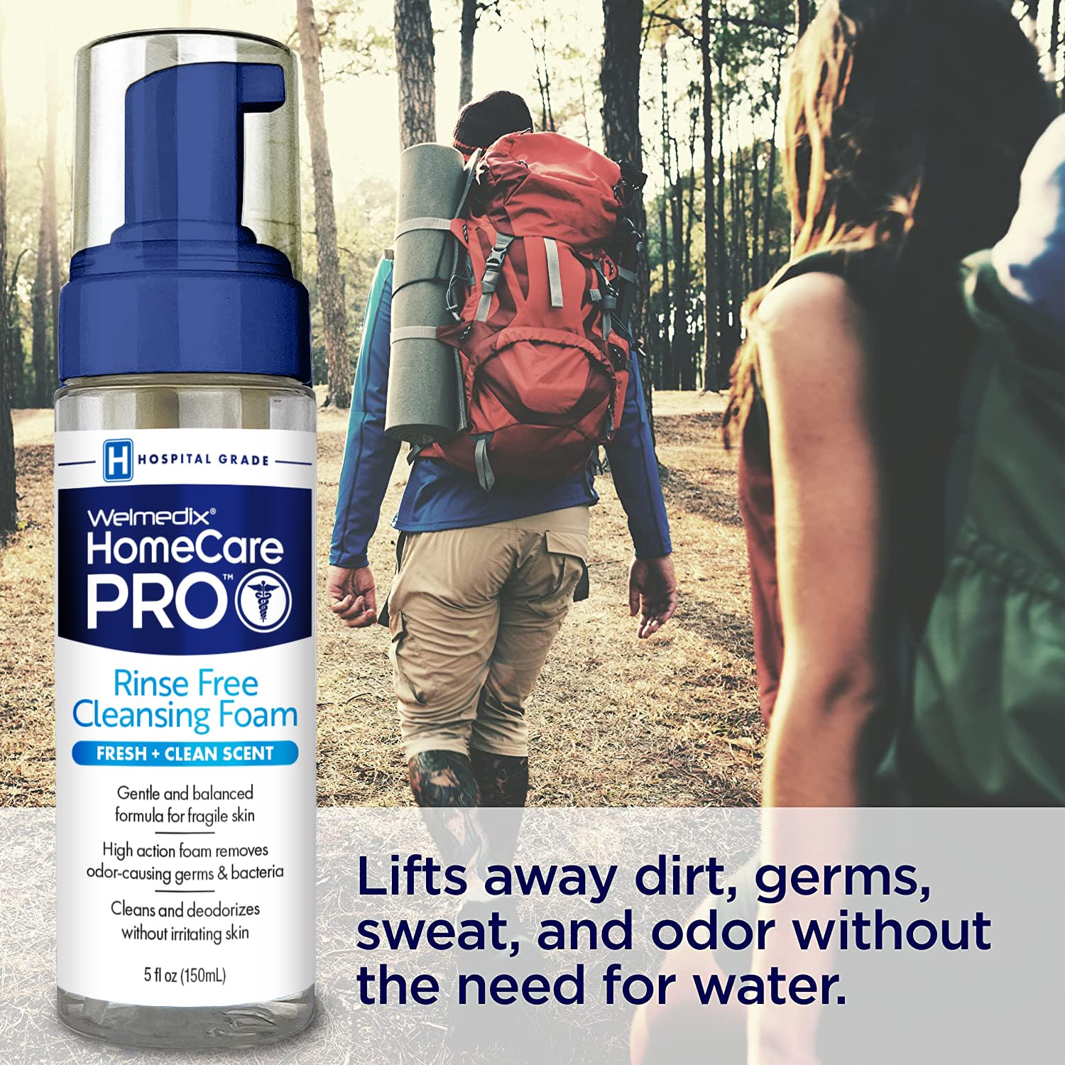 Welmedix 3-pack 5oz pump bottles for easy at-home use.