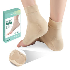 Welnove Achilles tendon sock with gel cushion provides targeted comfort for daily wear.
