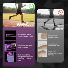 Welnove arch-support foam modules adapt to arches for improved gait alignment