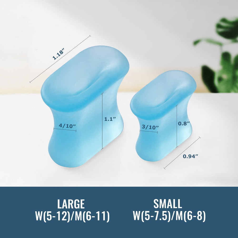 Welnove silicone bunion relief pads worn during daily activities