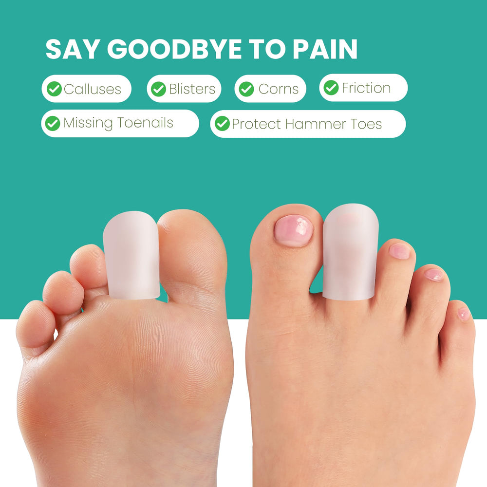 Welnove Gel Toe Cap is washable and reusable for repeated use