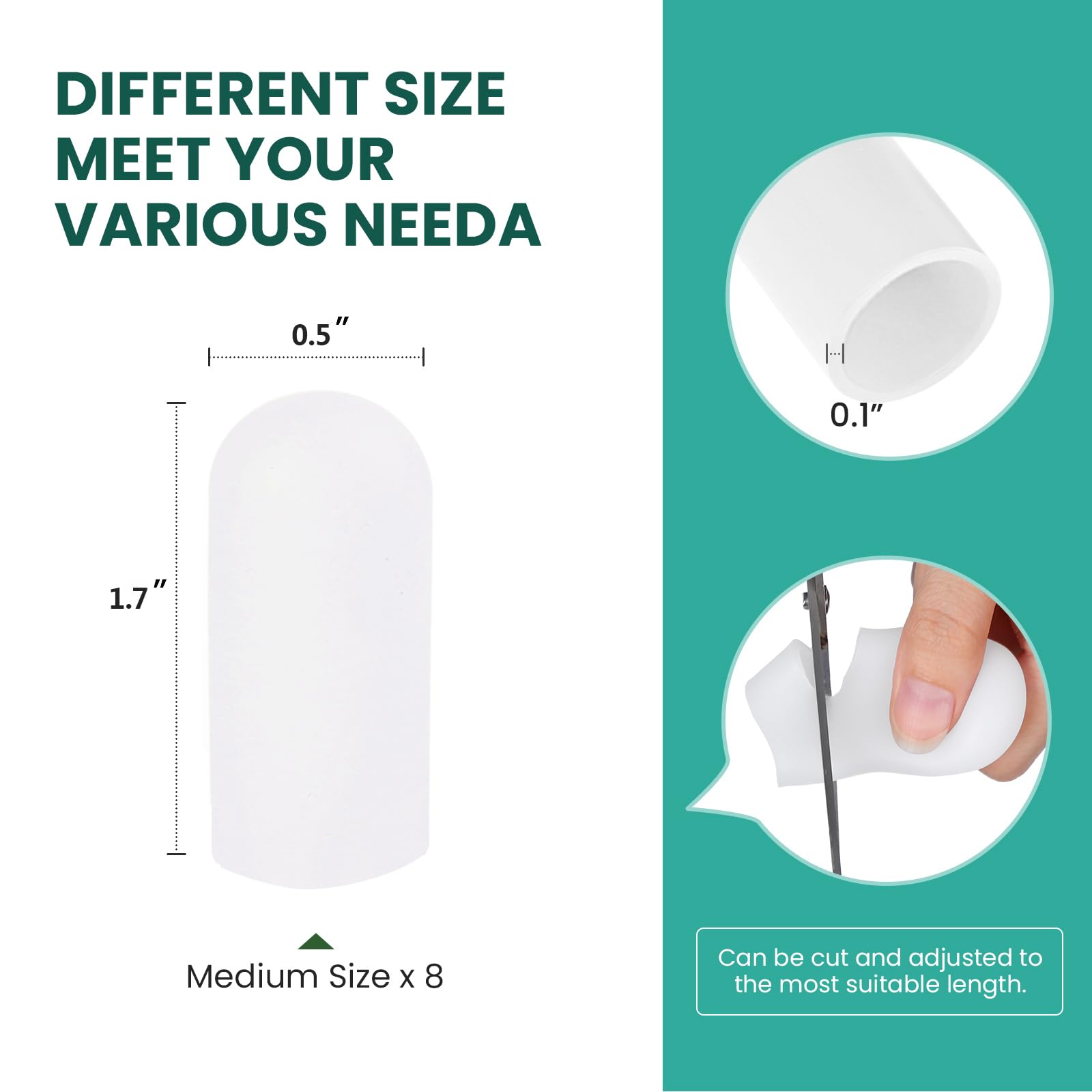 Welnove Gel Toe Cap in shoe demonstrates daily wear compatibility