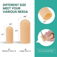 Welnove silicone gel close-up for gentle, durable toe protection