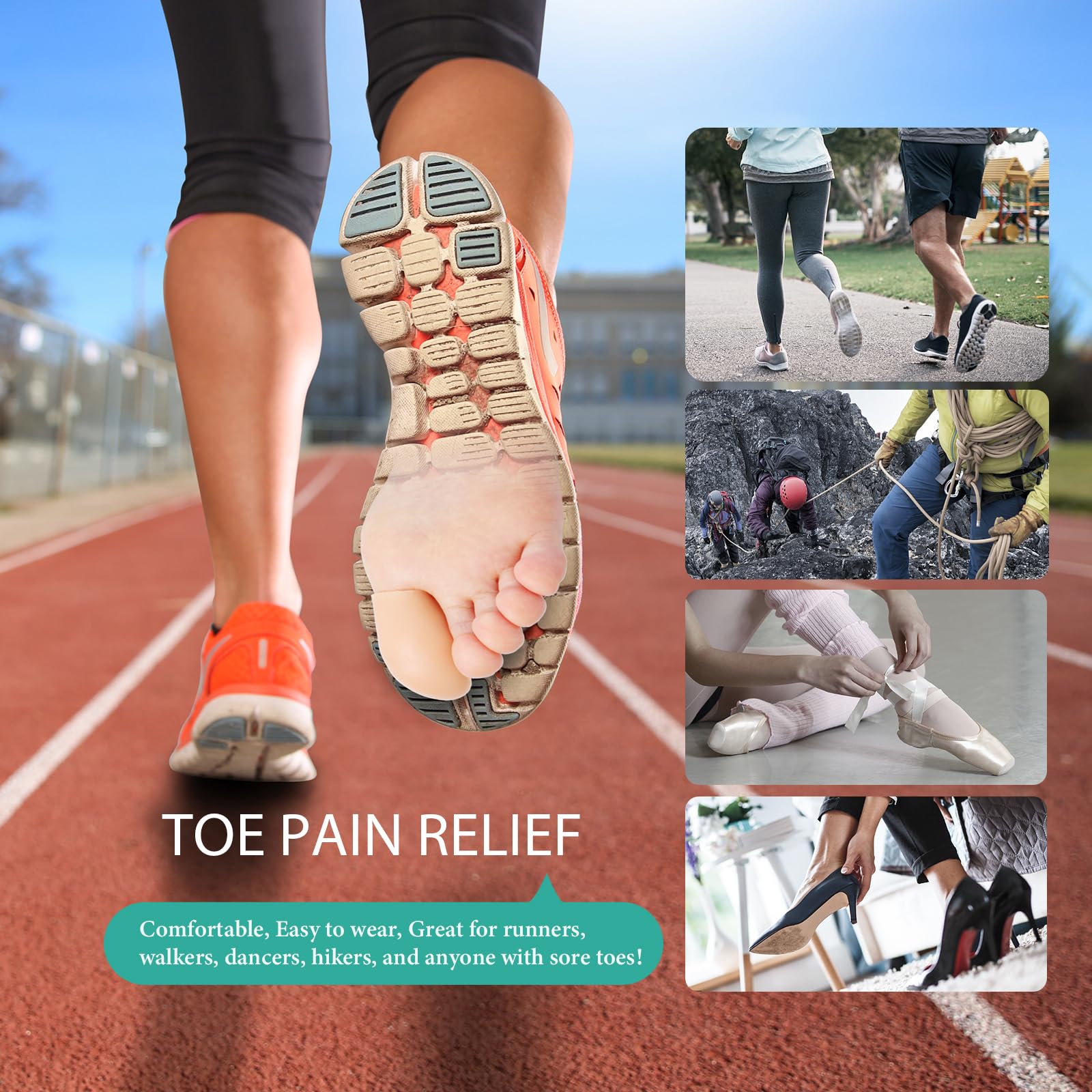 Welnove toe sleeves are washable and reusable for long-term use