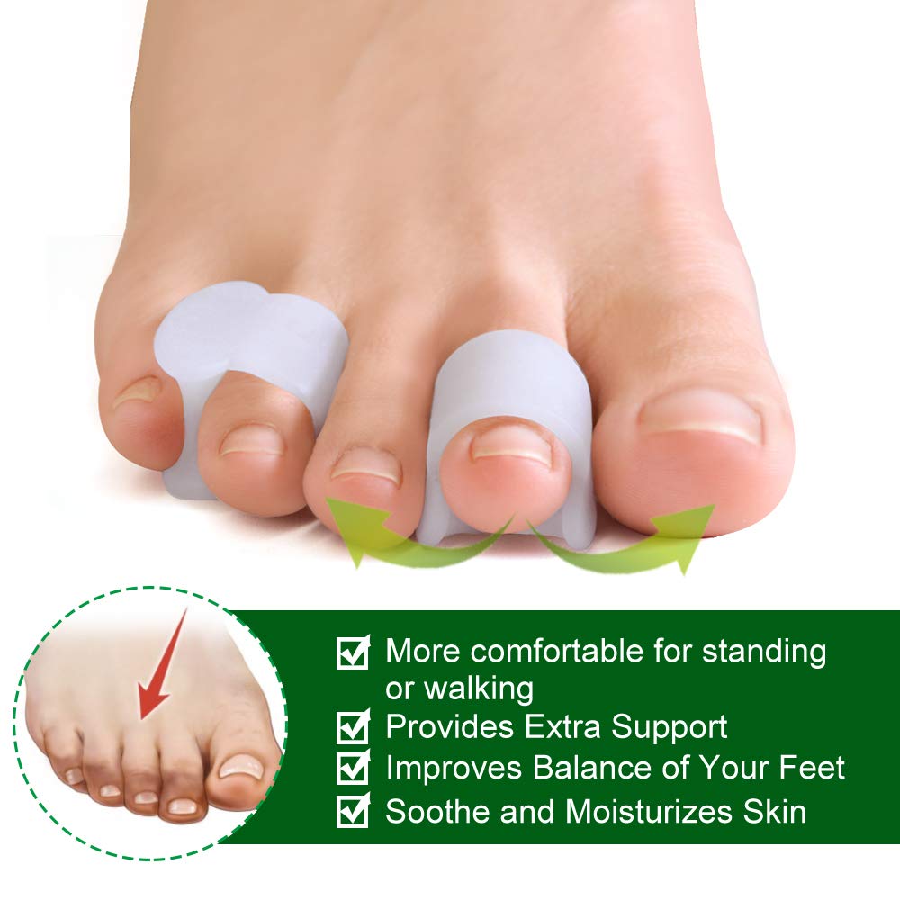 Welnove Gel Toe Separator ergonomic-loop design on toe.