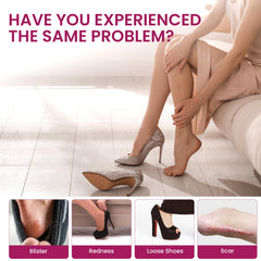 Welnove heel pads with a 3D curve fit contour the heel for snug comfort.