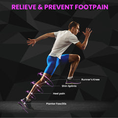 Welnove breathable insoles keep feet dry with moisture-wicking fabric.