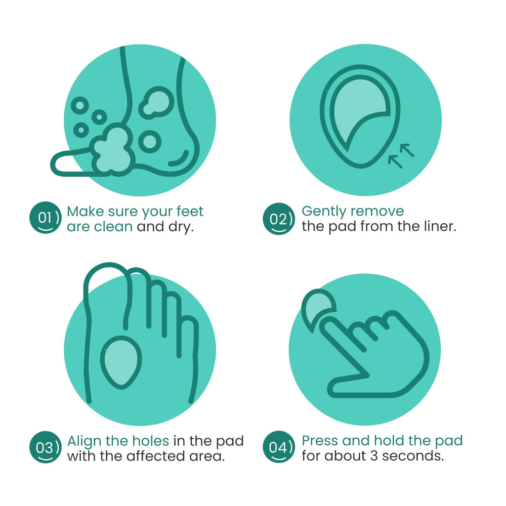Welnove safe-for-sensitive-skin pads are gentle and skin-friendly.