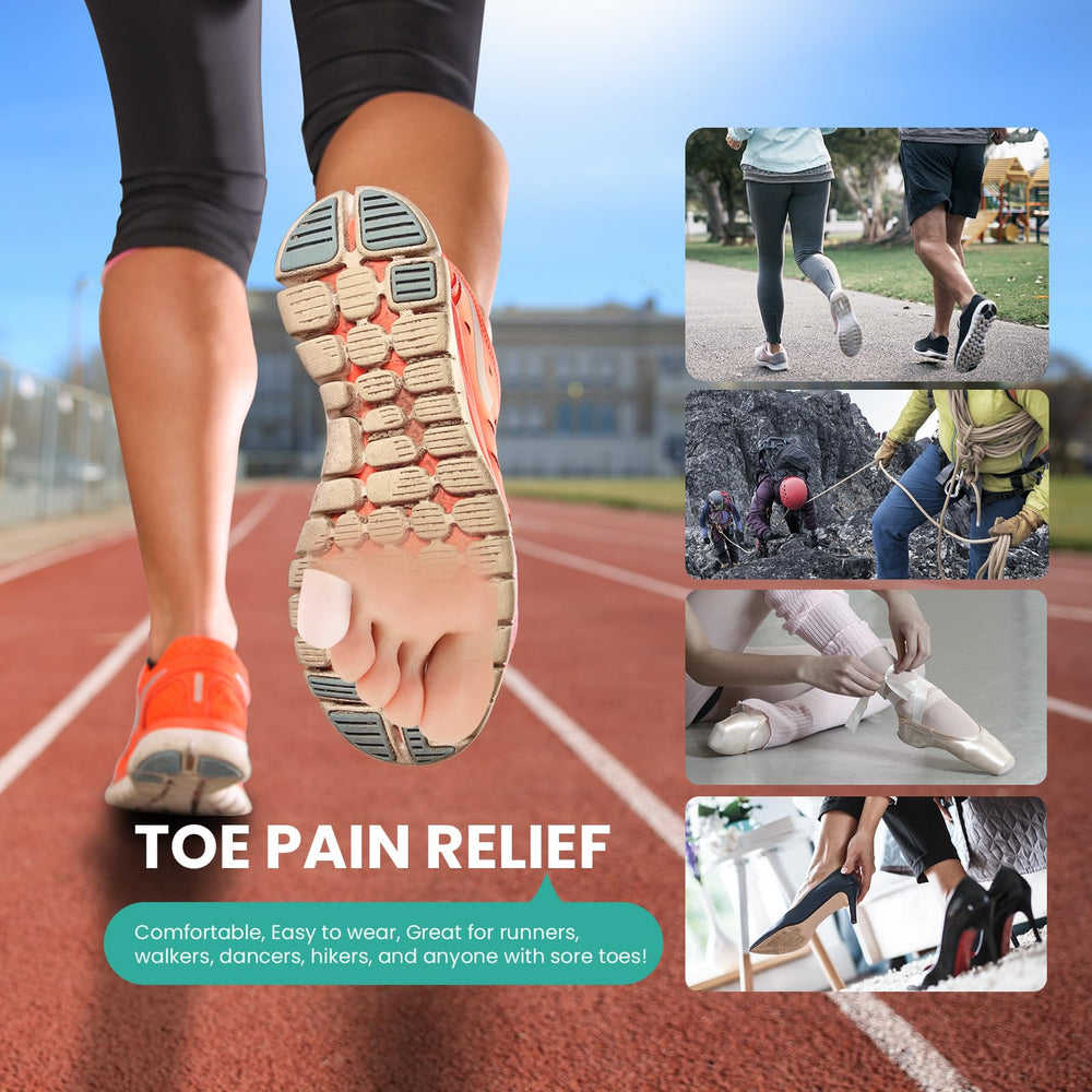 Welnove aloe-enriched gel cushions protect missing nails while reducing toe friction.