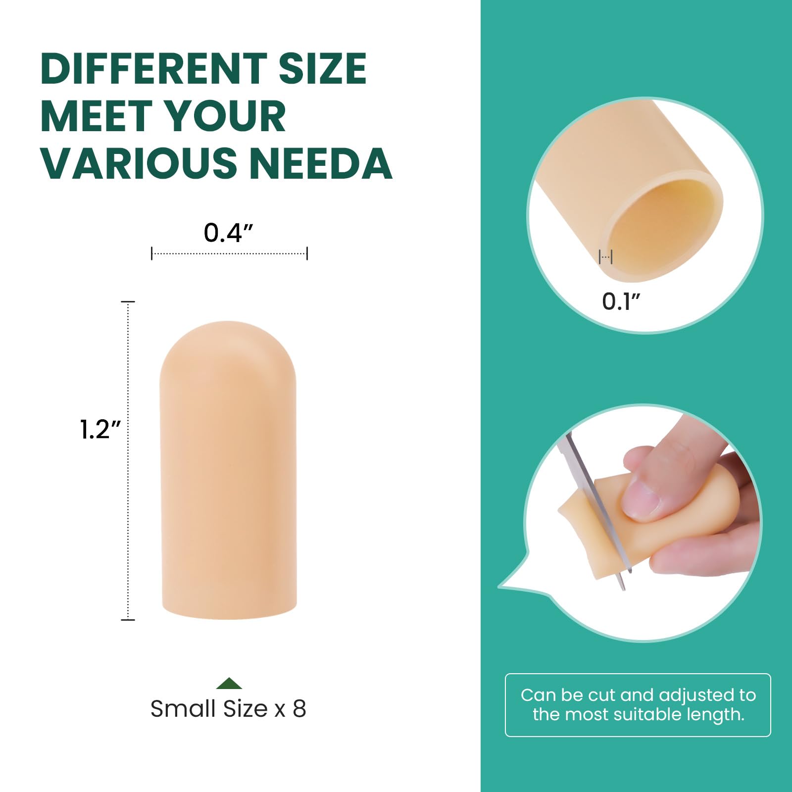Welnove toe protector inside a shoe demonstrating friction protection for toes.