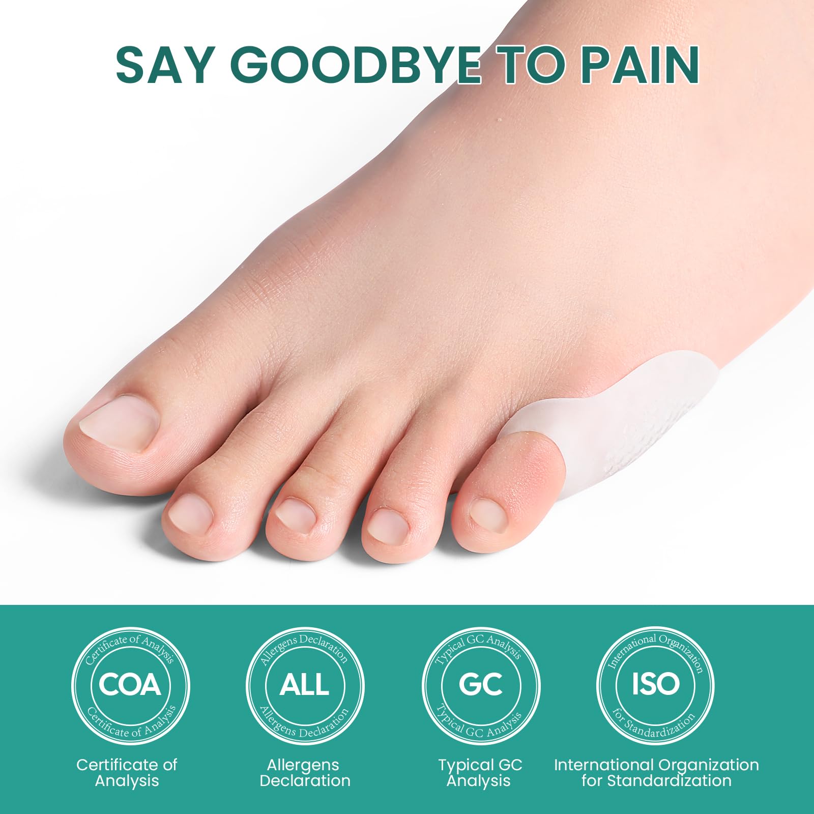 Welnove universal fit toe protectors for men and women.