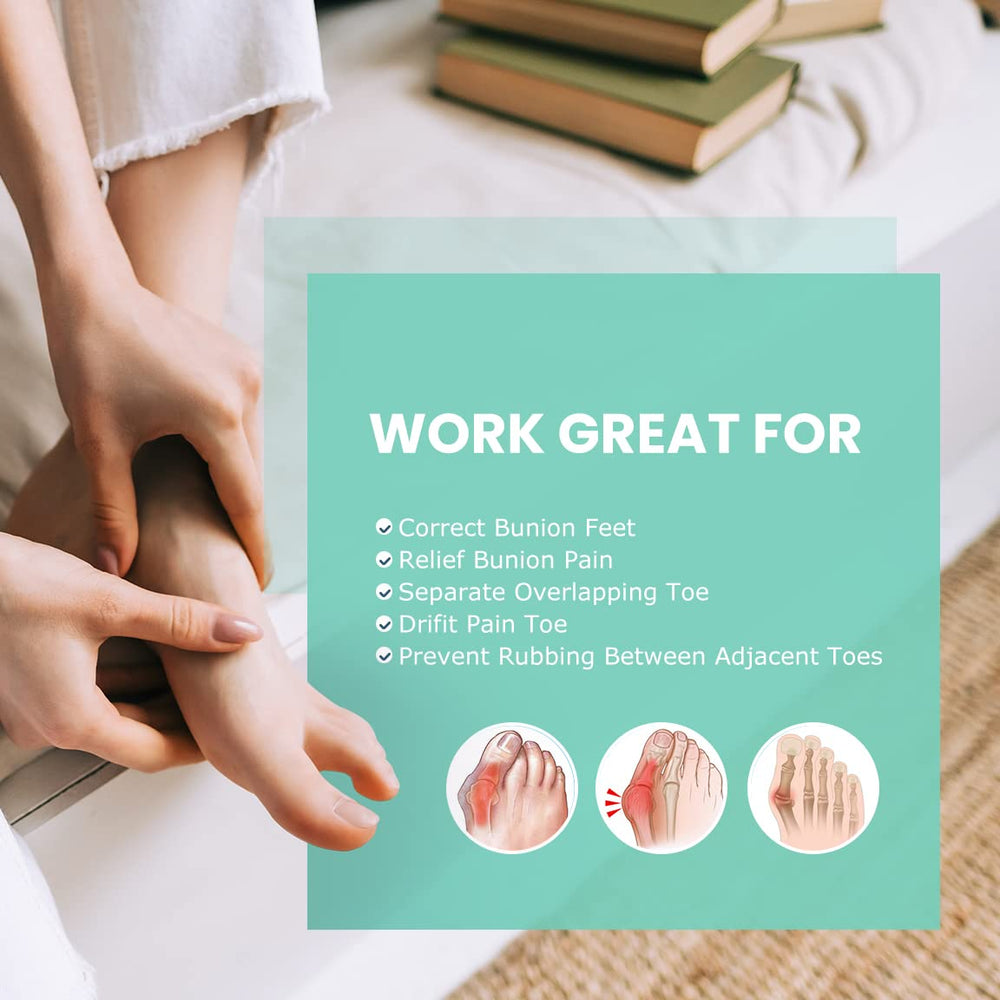 Washable and reusable toe spacers for repeated use