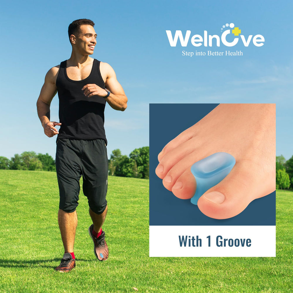 Welnove washable reusable toe spacers ready for repeated wear