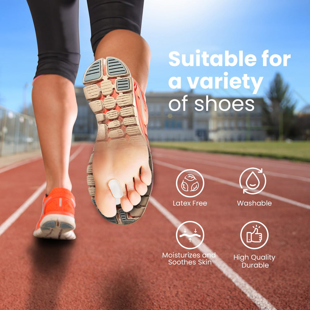 X-large toe separators designed for wider toes and longer wear