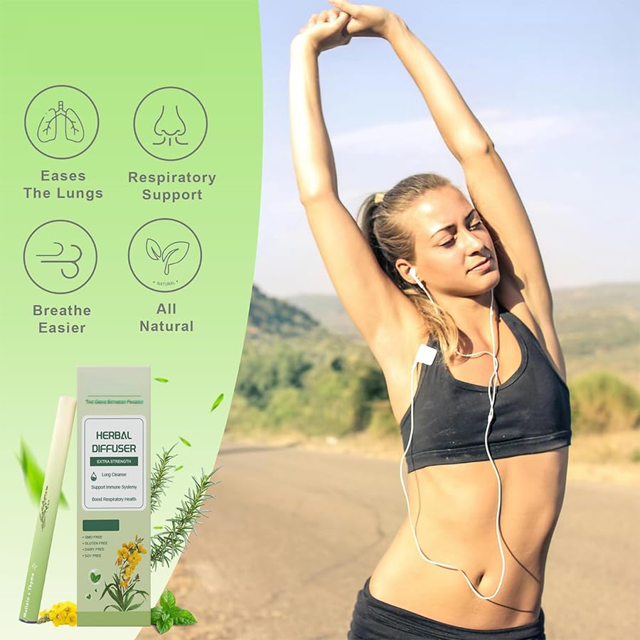 Travel-ready WENEW Mullein Diffuser Pen shown in compact case for on-the-go freshness.