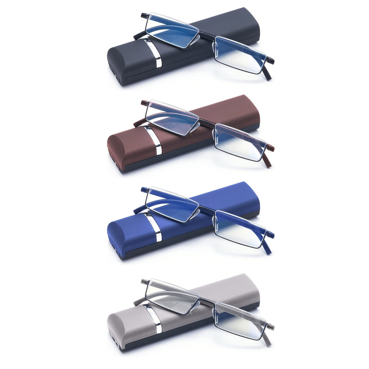 WENS JOOY half-frame reading glasses ready for quick desk tasks