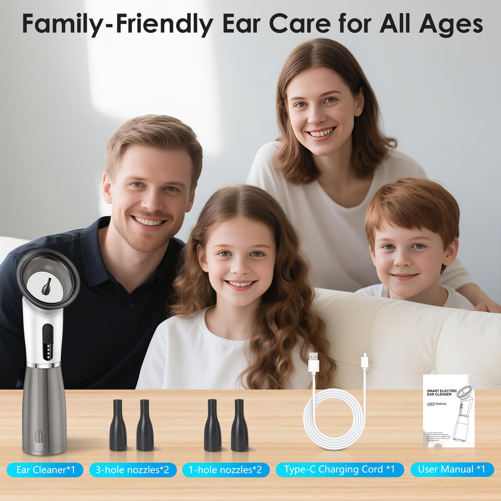 Long-lasting dual tanks reduce refills for family use.