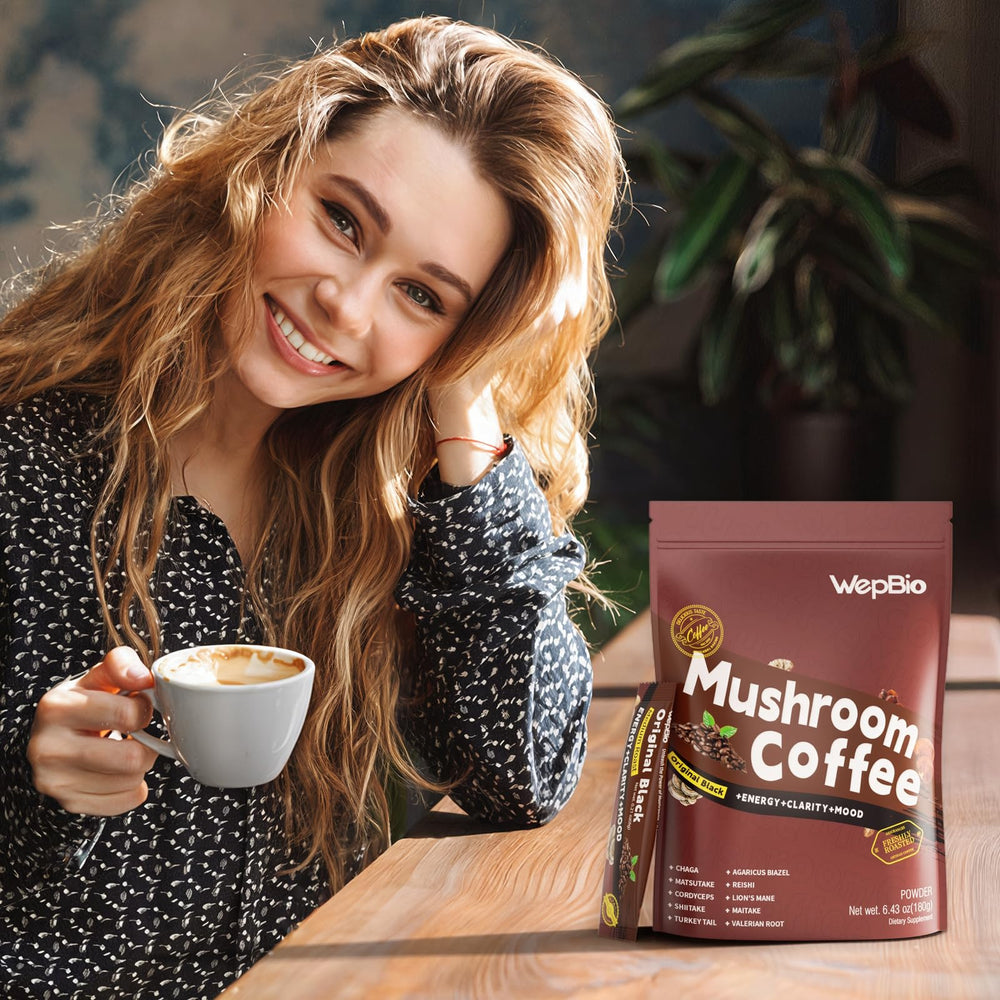 WepBio Mocha flavored cup providing a comforting, energizing break.