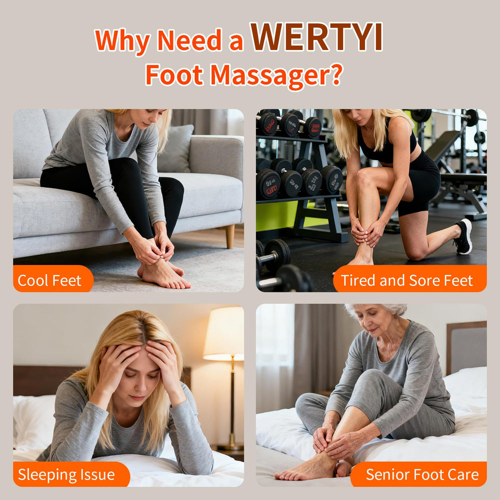 WERTYI heat indicator illustrates warming modes for comfort