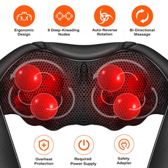 WERTYI neck massager heat function warms shoulders and neck