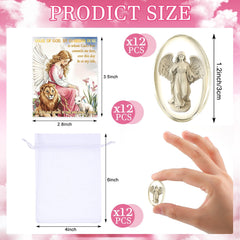 Wesiti angel cards paired with stones for reflective moments and focus