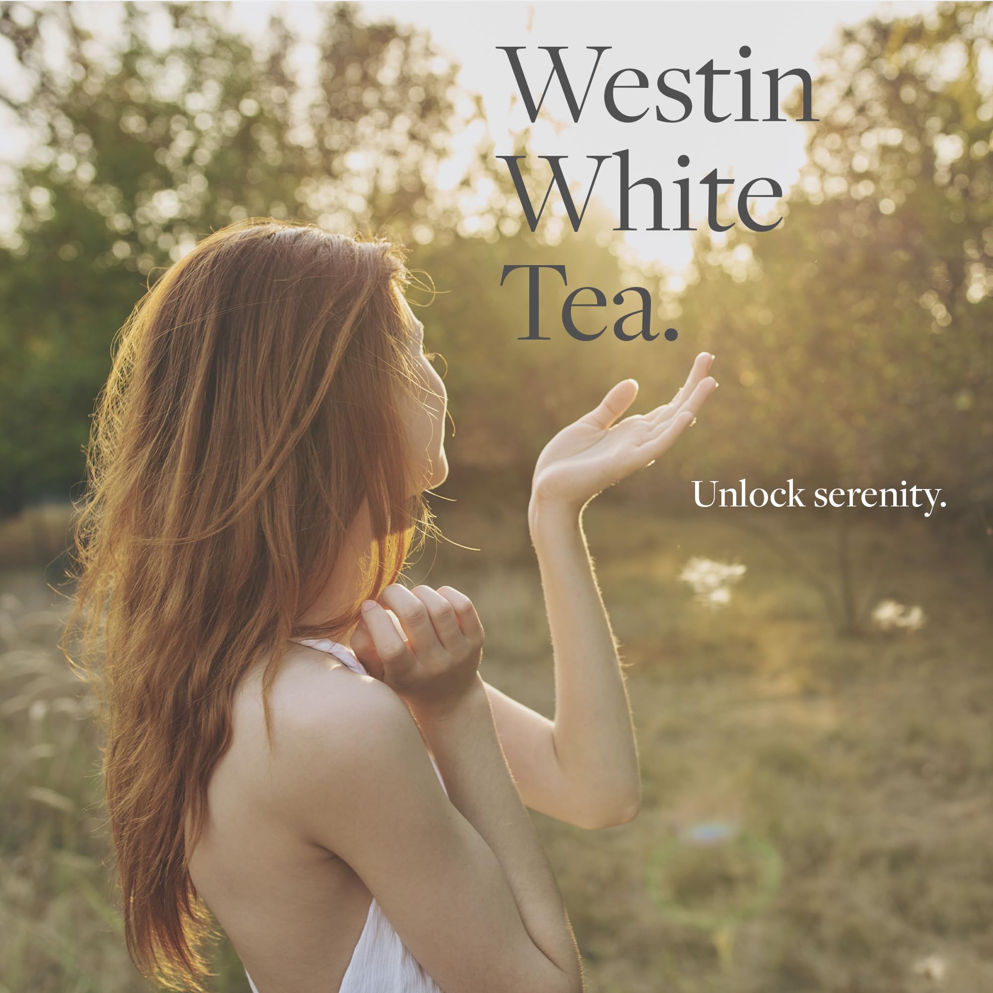 Westin White Tea Diffuser in bedroom creating a calming hotel vibe
