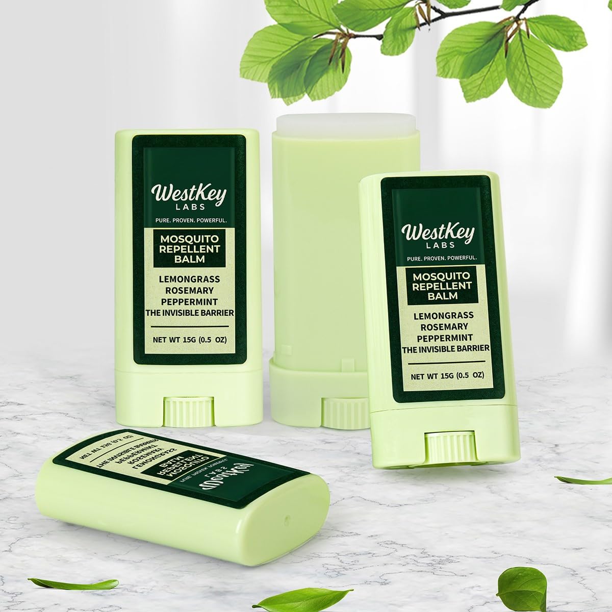 WestKey Labs pack of three sticks ready for backyard BBQs, picnics, and travel