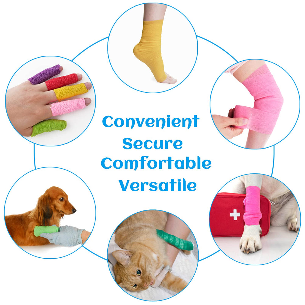 WeTop cohesive bandage supports swelling management during sports and recovery.