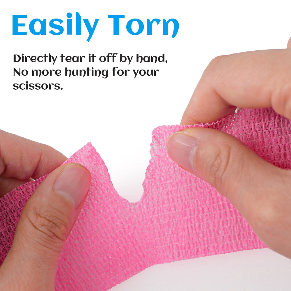 WeTop rolled bandage wrap displays 5-yard length for versatile coverage.