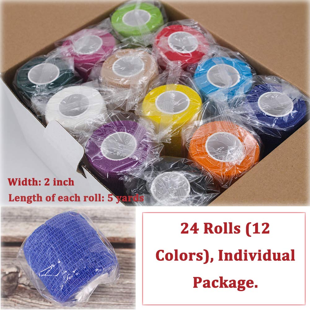 WeTop self-adherent tape hand wrap secures joints without clips for on-the-go care.