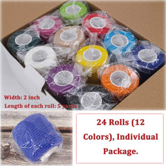 WeTop self-adherent tape hand wrap secures joints without clips for on-the-go care.