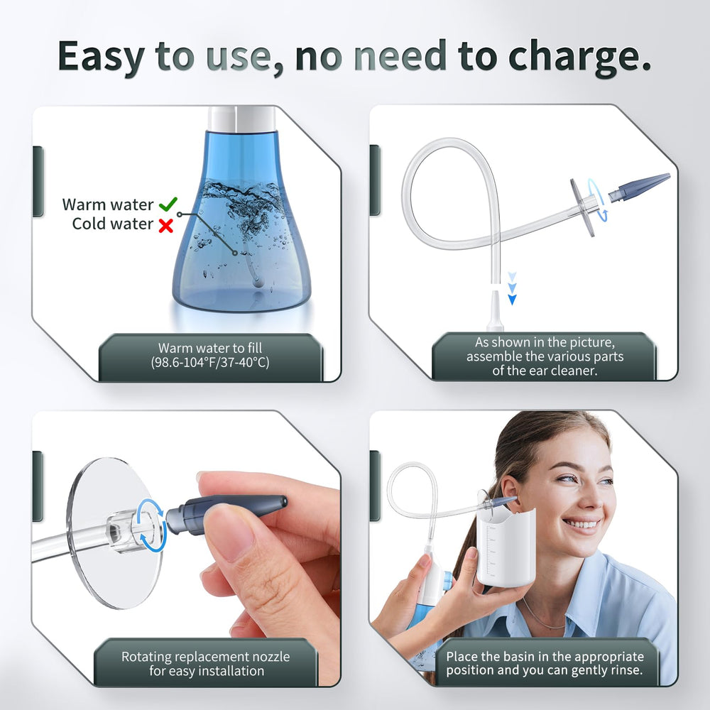 WEUANY wax removal kit with basin and tip for safe home use