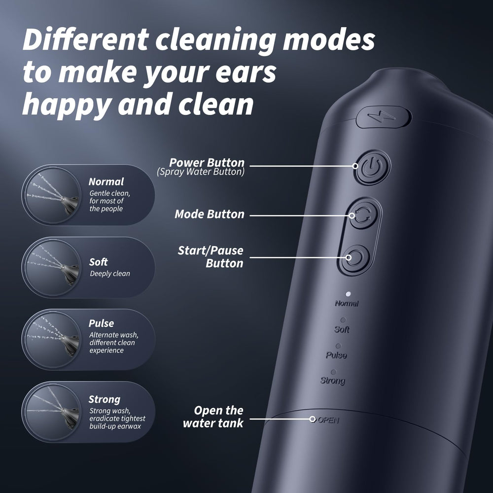 WEUANY ear-cleaner four-modes interface enables personalized cleaning.