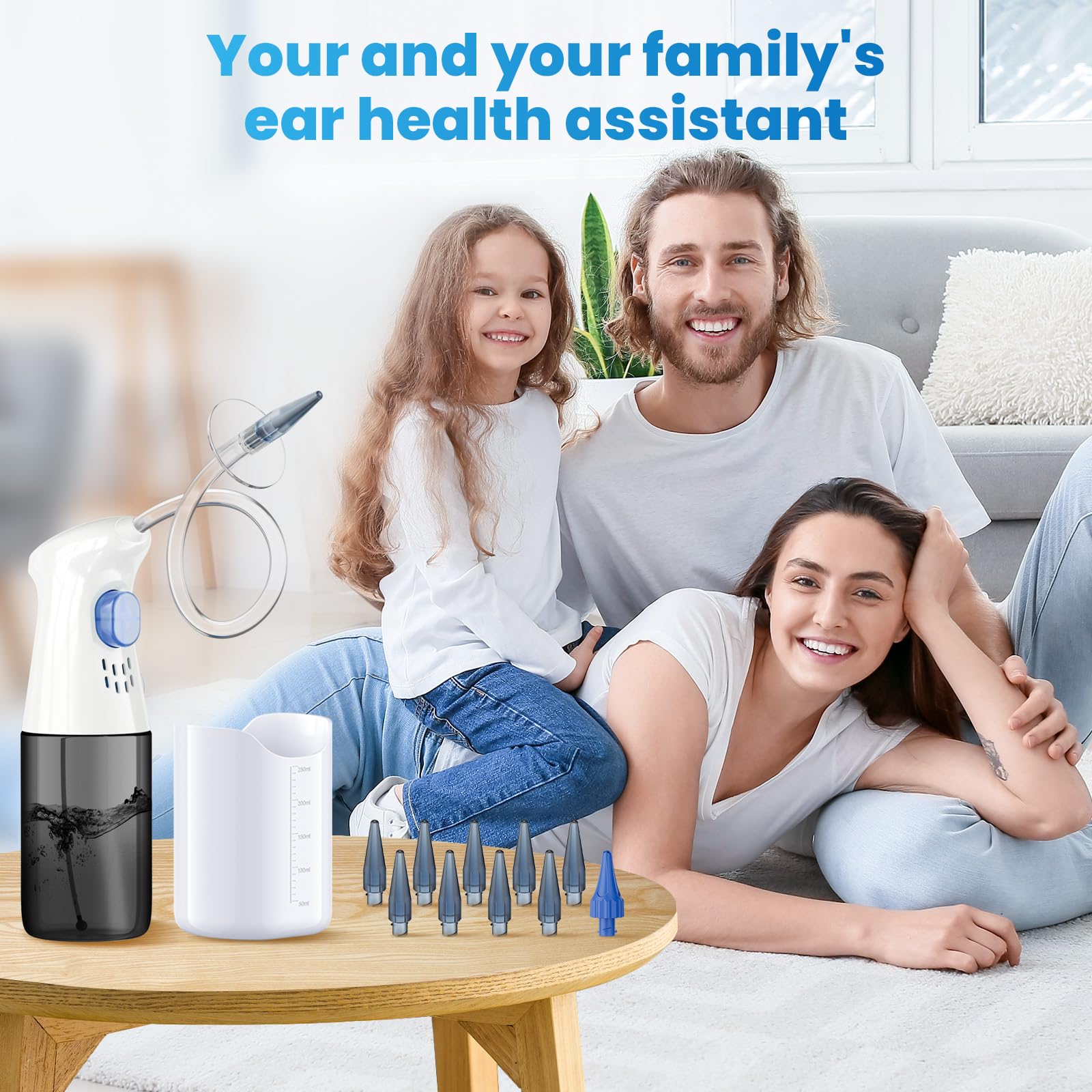 WEUANY instruction manual guiding safe at-home ear care routines.