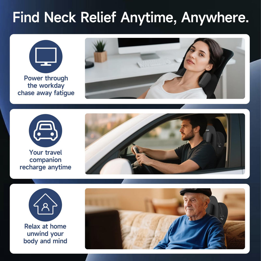 weyais neck massager pillow is compact and easy to store