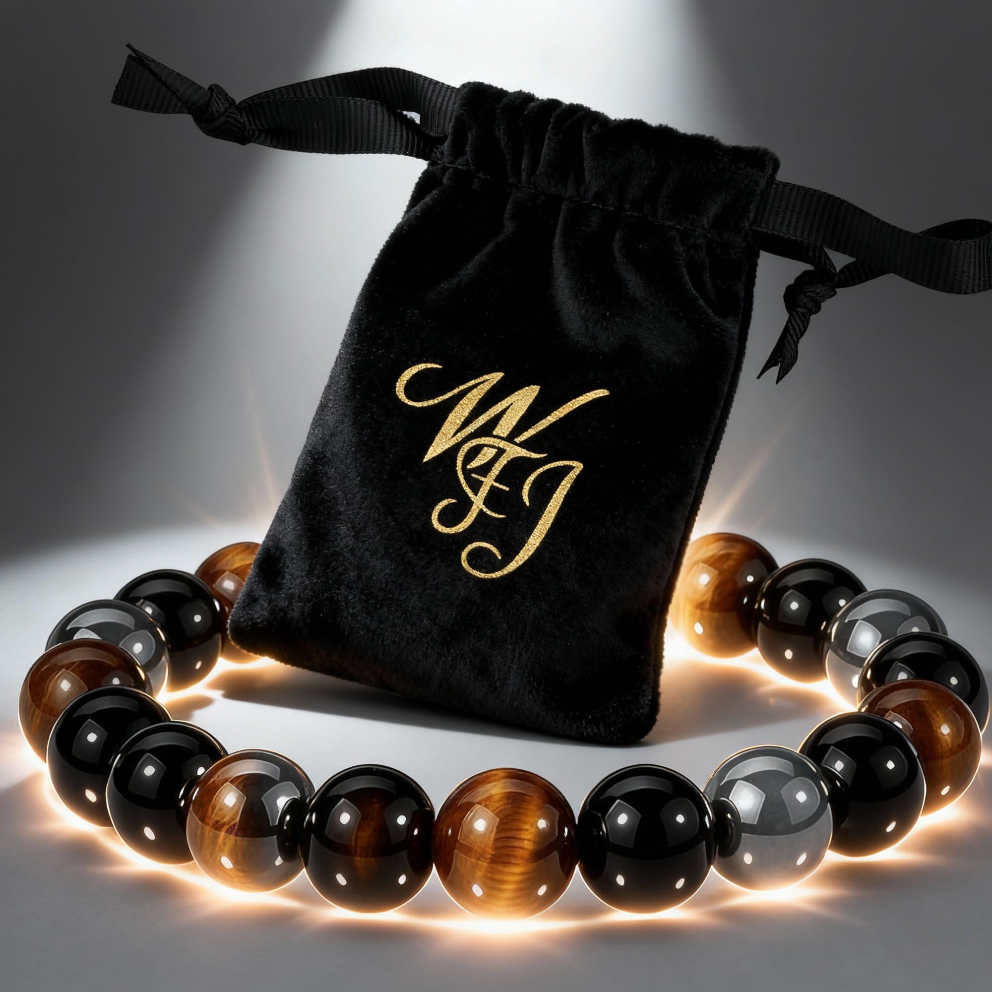 WFJ Adjustable 7.5 inch bracelets worn on wrist