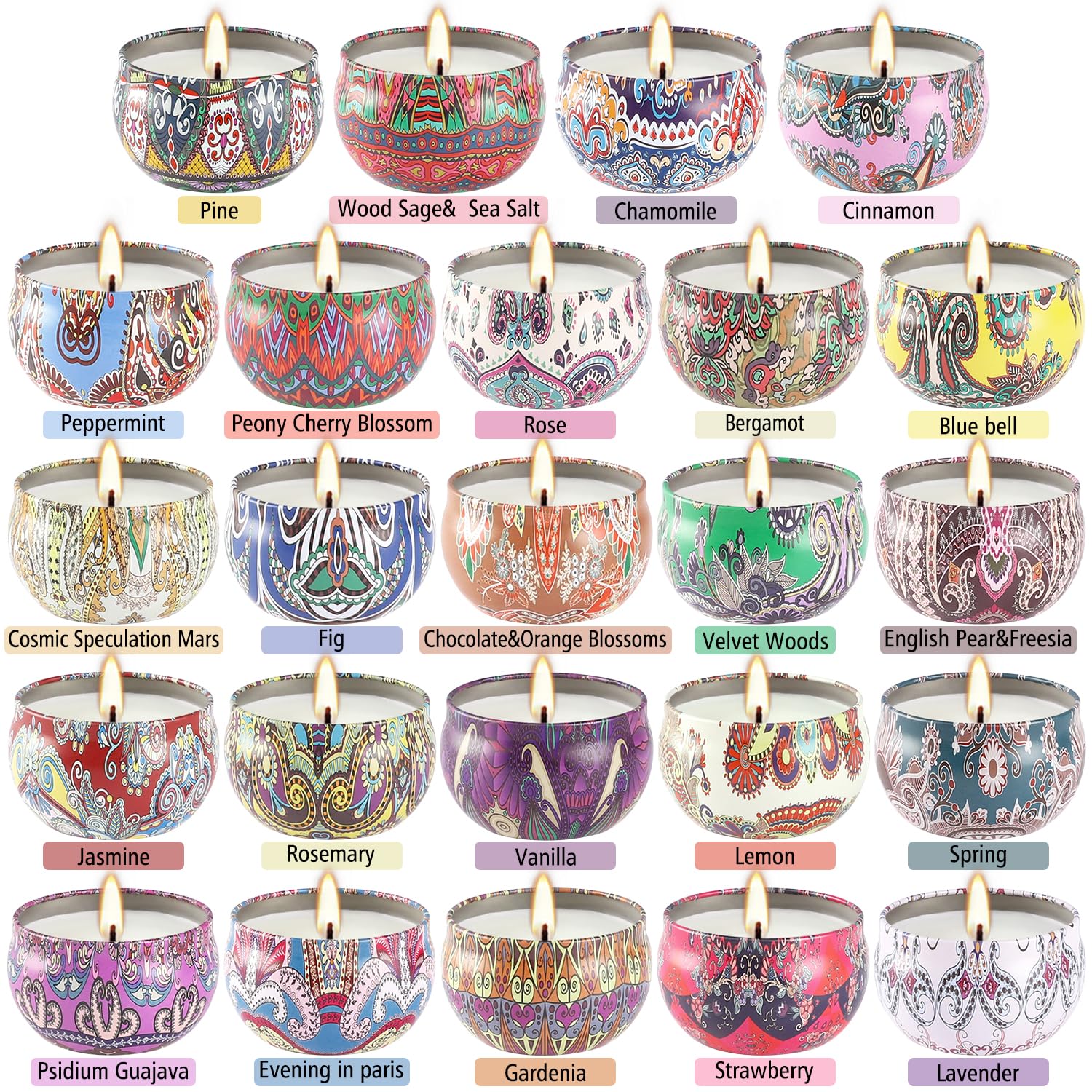 Wfmolcand signature scents collection showcasing diverse aromas for relaxation.